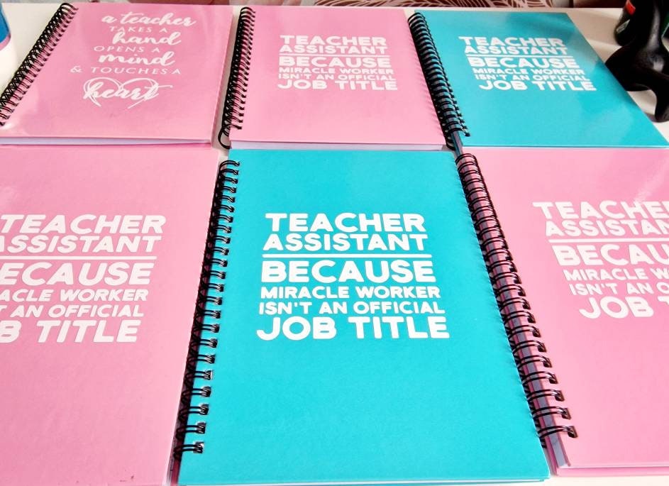 Teacher Assistant Notebook Teacher Notebook Teacher Quote Etsy UK
