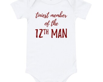 burgundy baby onesie