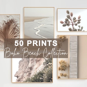 Boho Strand Kunstdrucke, Minimalistische Strand Wandkunst, moderne Strand Wandkunst, Boho Strand Wanddekor, neutrale Strand Wandkunst