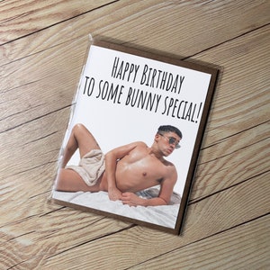 Bad Bunny &quot;Happy Birthday to some bunny special&quot; V2 Birthday Card