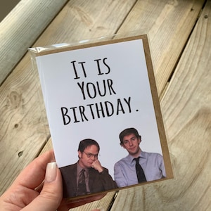 The Office Dwight and Jim Birthday Card