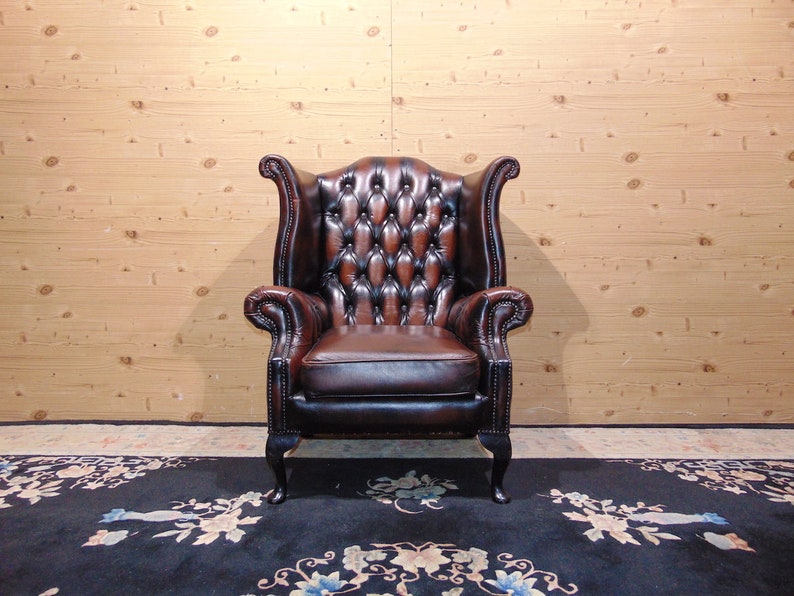 Original Chesterfield Armchair Etsy