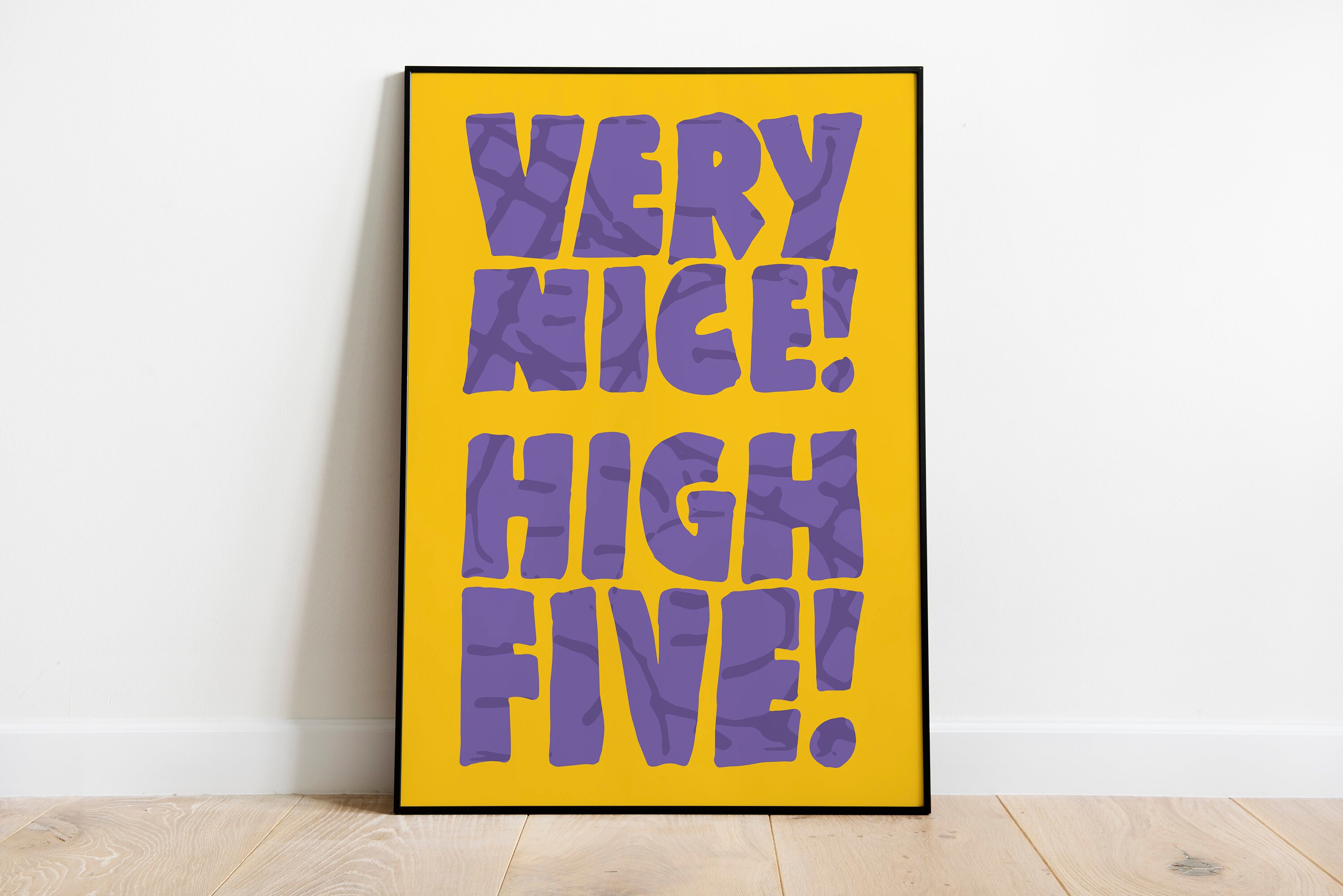 Borat Very Nice High Five Movie Poster Artist Etsy