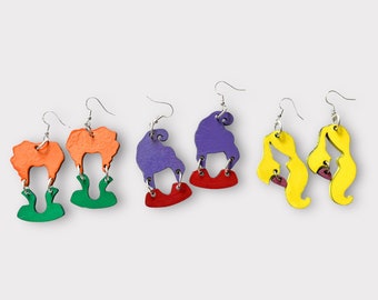 Witch Sisters 2 Piece Dangle Earrings
