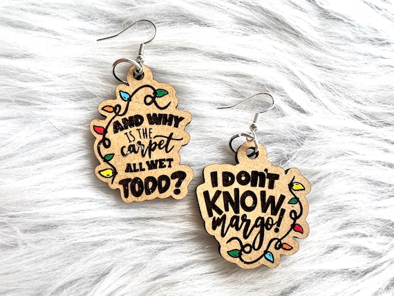 Christmas vacation earrings deals