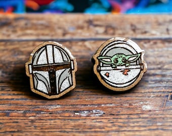 Grogu & Mandu Mix n Match Stud Earrings