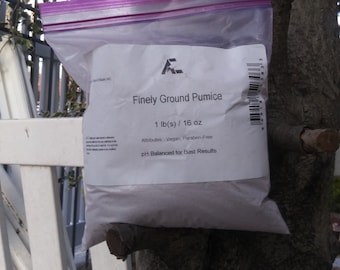 Fine Pumice, Pumice Powder (Volcanic Ash), Ideal For Soap, Body Products and Exfoliating Cosmetics