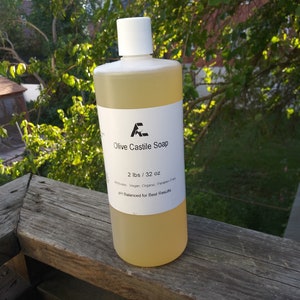 Organic Liquid Castile Soap available in many flavors image 1