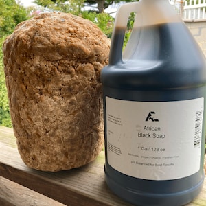 Liquid African Black Soap Unscented 1 Gal