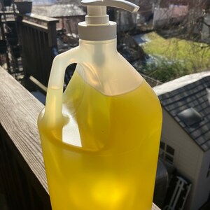 Organic Liquid Castile Soap Unscented 1 Gallon (128 oz) Size image 4