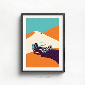 Vintage Expedition: Land Rover Defender Art - Off-Road Enthusiast Wall Decor, for gifts, man caves, and birthday presents.