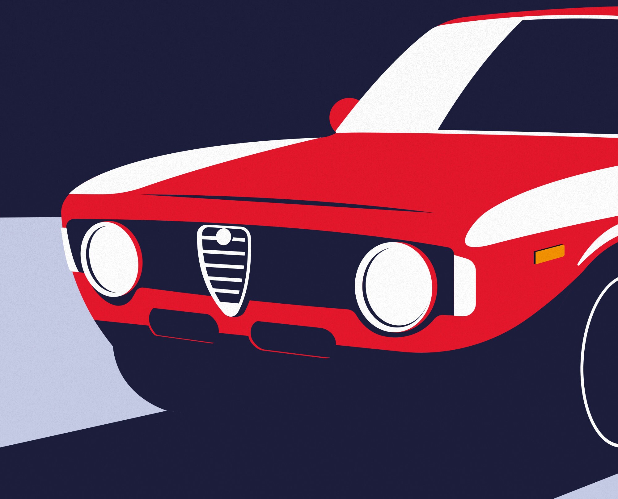 Alfa Romeo Giulia Printed On Natural White Matte Fine Art Etsy