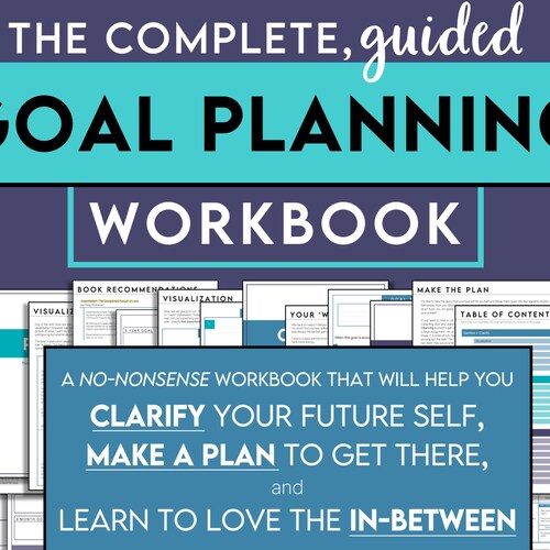 The Ultimate Goal Planning Workbook Self Development Etsy