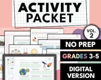 Logic Puzzles Activity Packet for Grades 3 4 5, Brain Teasers, No Prep Printable PDF, Digital Activities, Fast Finishers, Enrichment