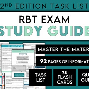 RBT Exam Lernführer | Registrierter Verhaltenstechniker | Überarbeitet + AKTUALISIERT | Digitaler Download | 2.Auflage | ABA-Prüfung