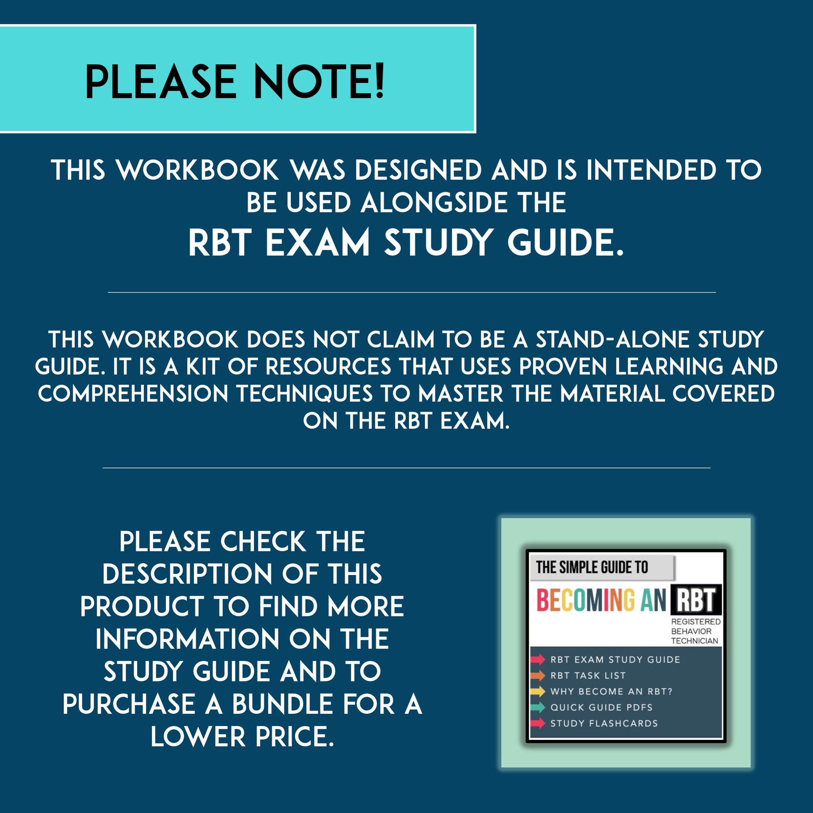 Complete RBT Exam Study Guide RBT Workbook Behavior - Etsy