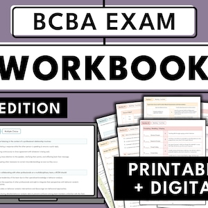 BCBA Exam Test Prep Workbook | Auflage 6 | BCBA-Zertifizierung | ABA | Angewandte Verhaltensanalytik Therapie | Von der Zertifizierungsstelle genehmigt