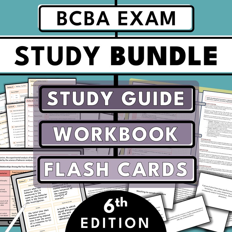 Bcba Exam Study Guides - Etsy