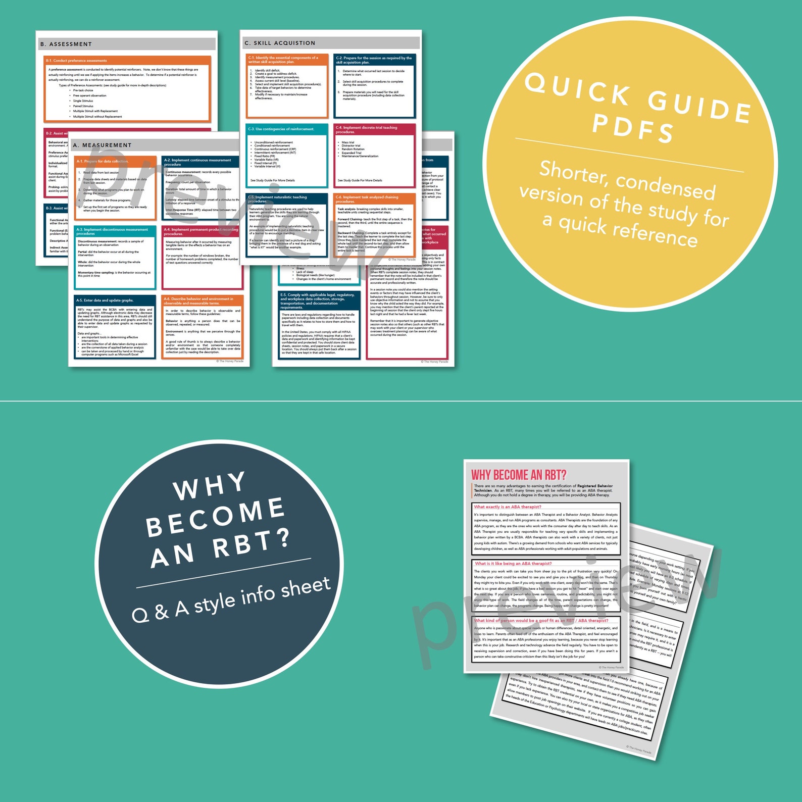 Complete RBT Exam Study Guide RBT Workbook Behavior Etsy