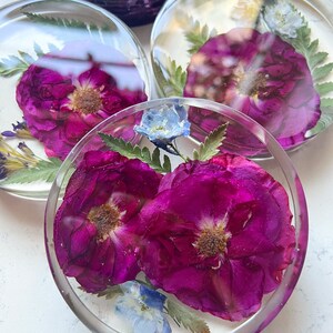 Custom Wedding|Memorial Flower Coasters