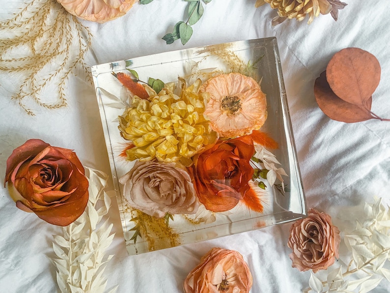 6x6 Bridal Bouquet Preservation