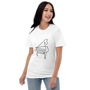 Piano Unisex T-Shirt, Pianist Band Shirt Music Shirt, Unique Piano Player T-Shirt, classical music Tee, Music Lover T-Shirt, Musician Gift