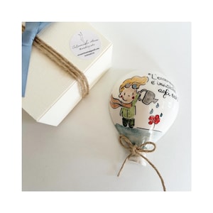 Favors Little prince ceramic balloon ideal as a baptism, communion, confirmation, birthday favor