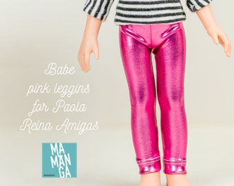 leggings for Paola Reina Amigas 13 inch doll and 18 inch Gotz Happy Kids doll, doll leggings