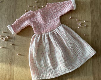 Pink Dot Gauze Summer Dress for 18 inch Gotz Doll