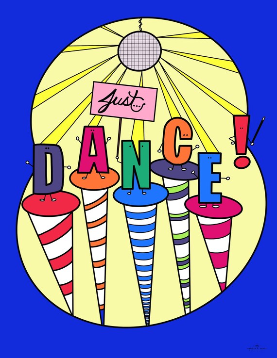 Just Dance Printable Coloring Page Inspirational Self Love - Etsy India