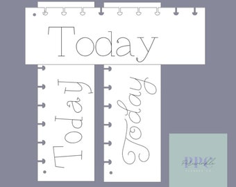 CUSTOM Discbound Charm Holder Bookmark fitting Happy Planner Classic 9 disc discbound