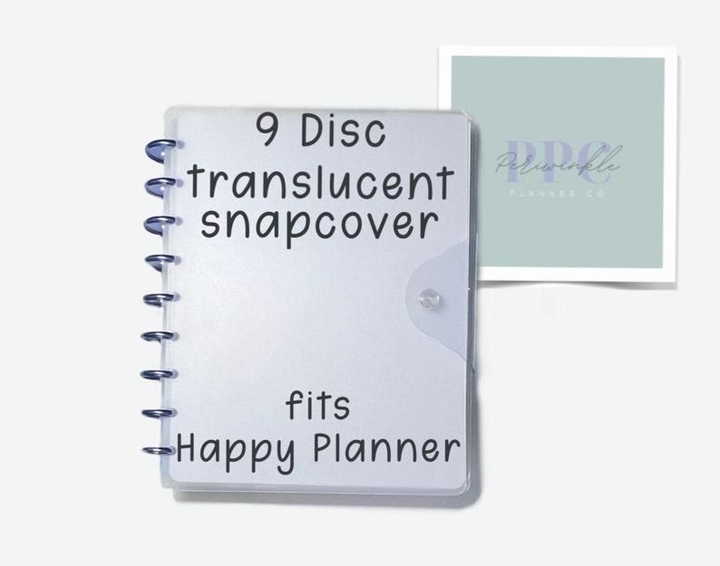 COVER CLASSIC Fitting Happy Planner Snap Frosted Translucent Etsy