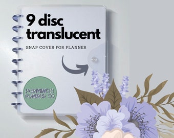 COVER CLASSIC fitting Happy Planner Snap Frosted Translucent