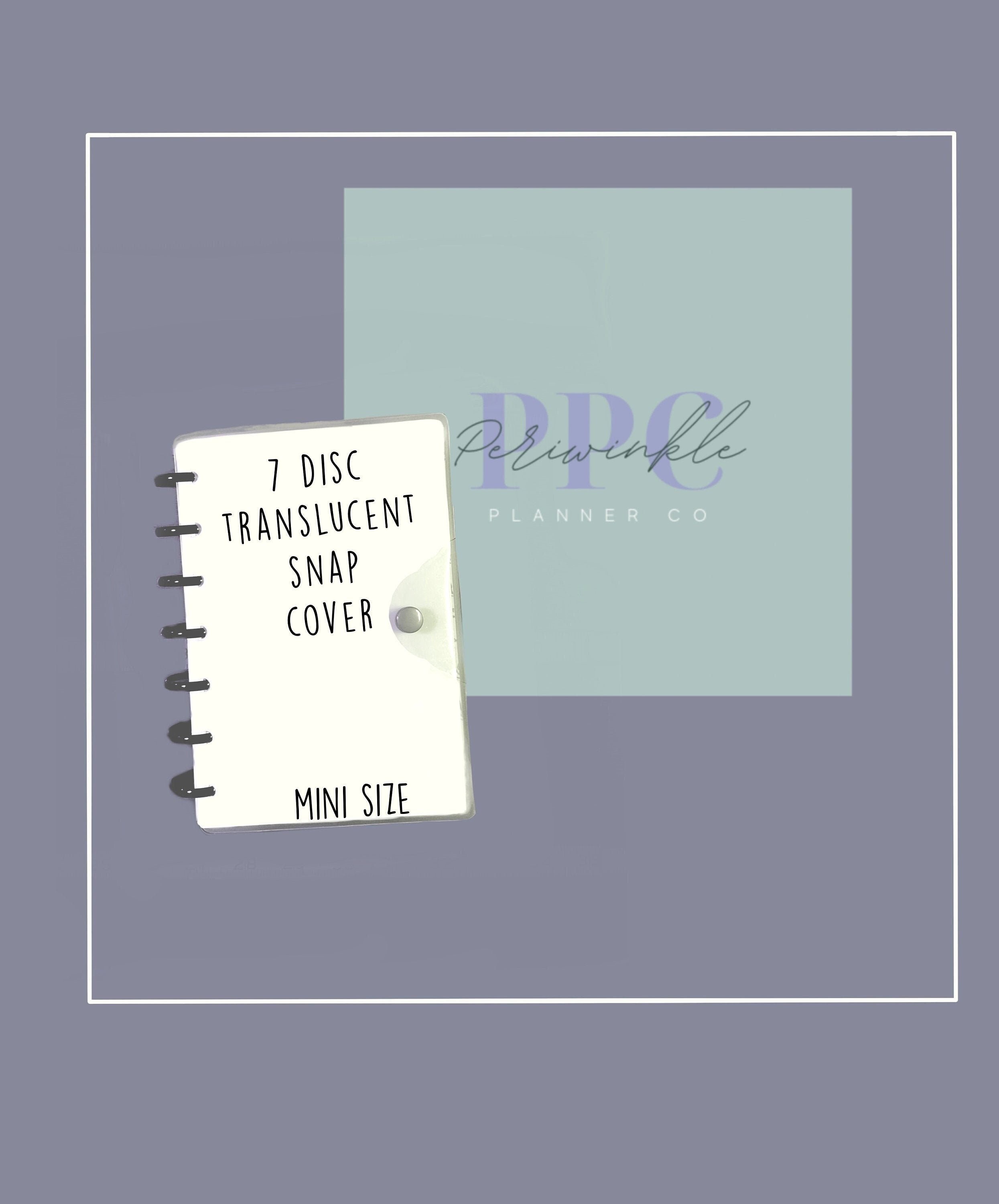 COVER MINI Fitting Happy Planner Snap Frosted Translucent Etsy