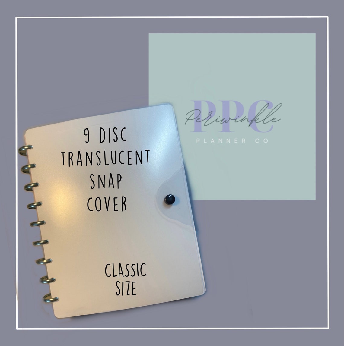 COVER CLASSIC Fitting Happy Planner Snap Frosted Translucent Etsy