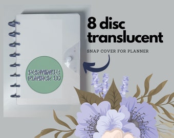 COVER A5/HALF Letter DISCBOUND Snap Frosted Translucent