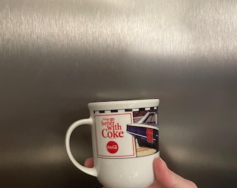 Vintage Coca Cola Racecar Mug