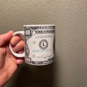 Vintage One Hundred Dollar Benjamin Franklin Mug