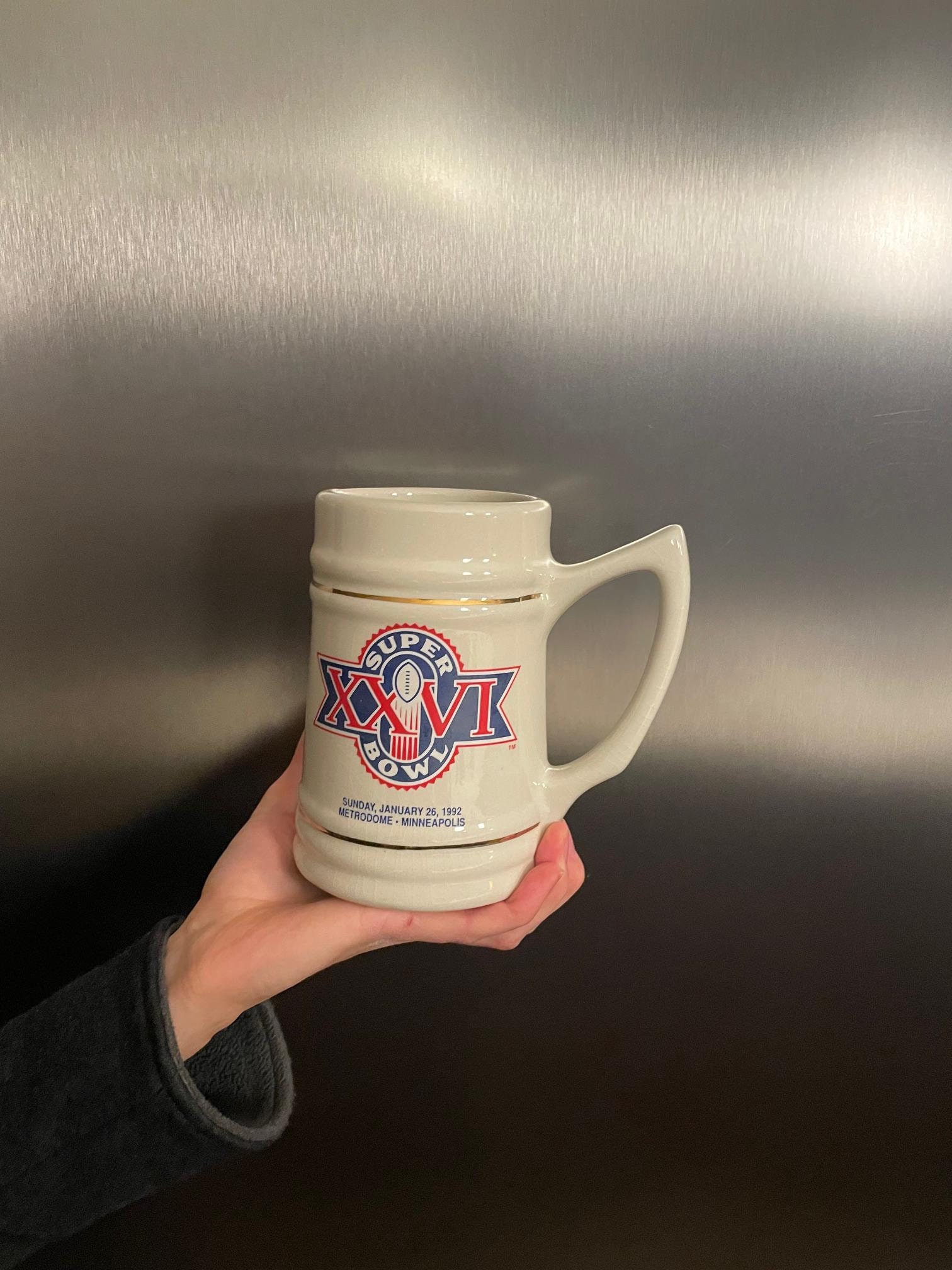 ヴィンテージ☆マグカップ＆プレート 希少なヴィンテージ スーパーボウル XXVI マグカップ - Etsy 日本