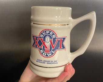 希少なヴィンテージ スーパーボウル XXVI マグカップ - Etsy 日本