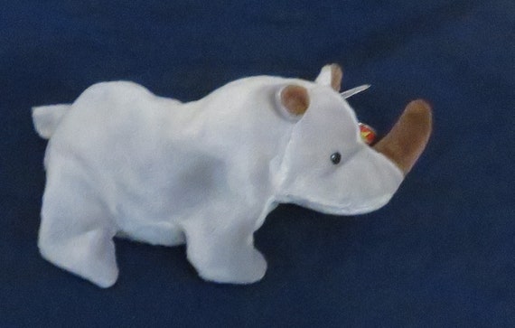 spike the rhino beanie baby