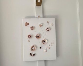Gentle & Dainty Shell Flower Art