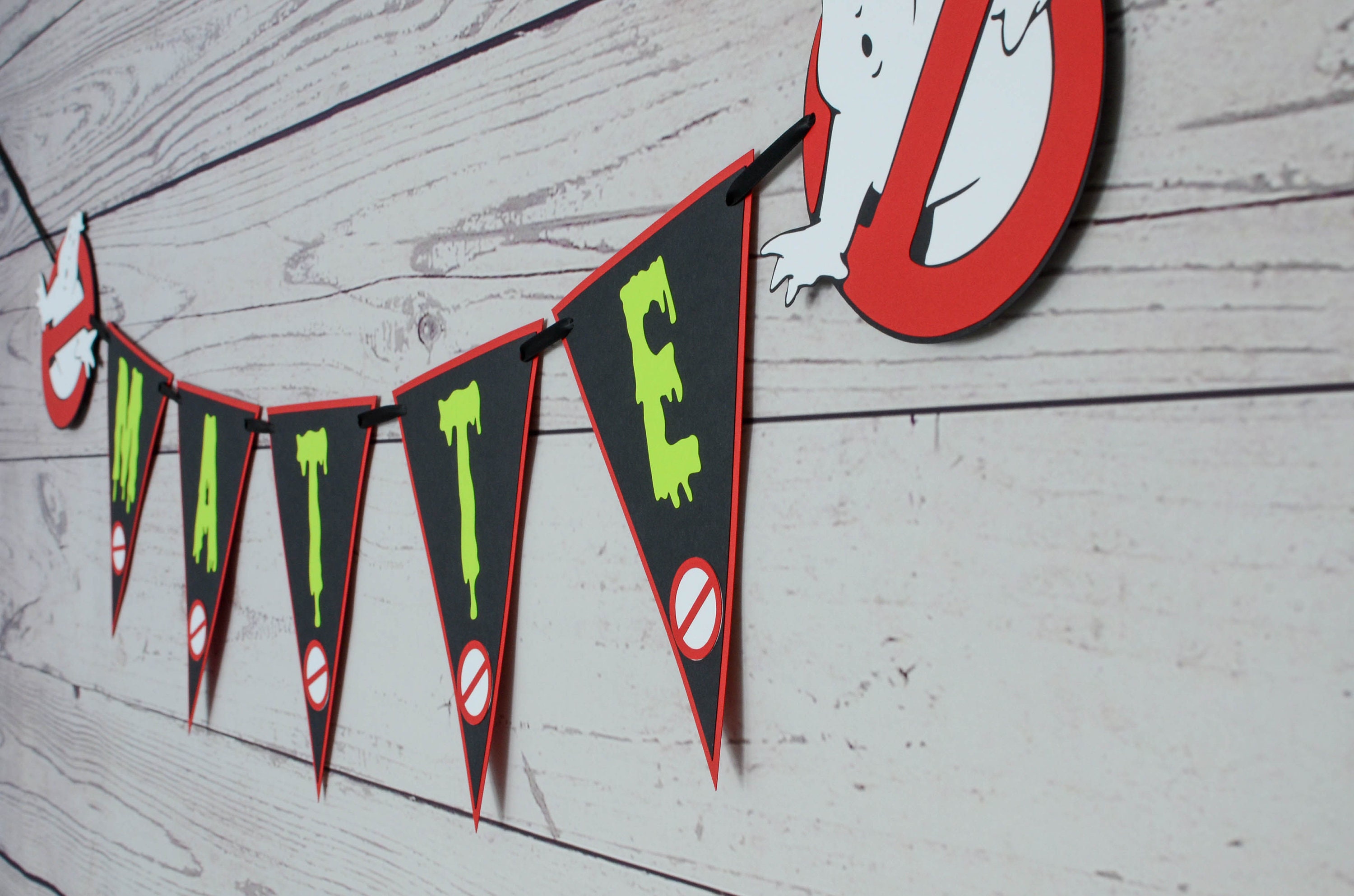 Ghostbusters Birthday Banner Ghostbusters Party Ghostbusters | Etsy