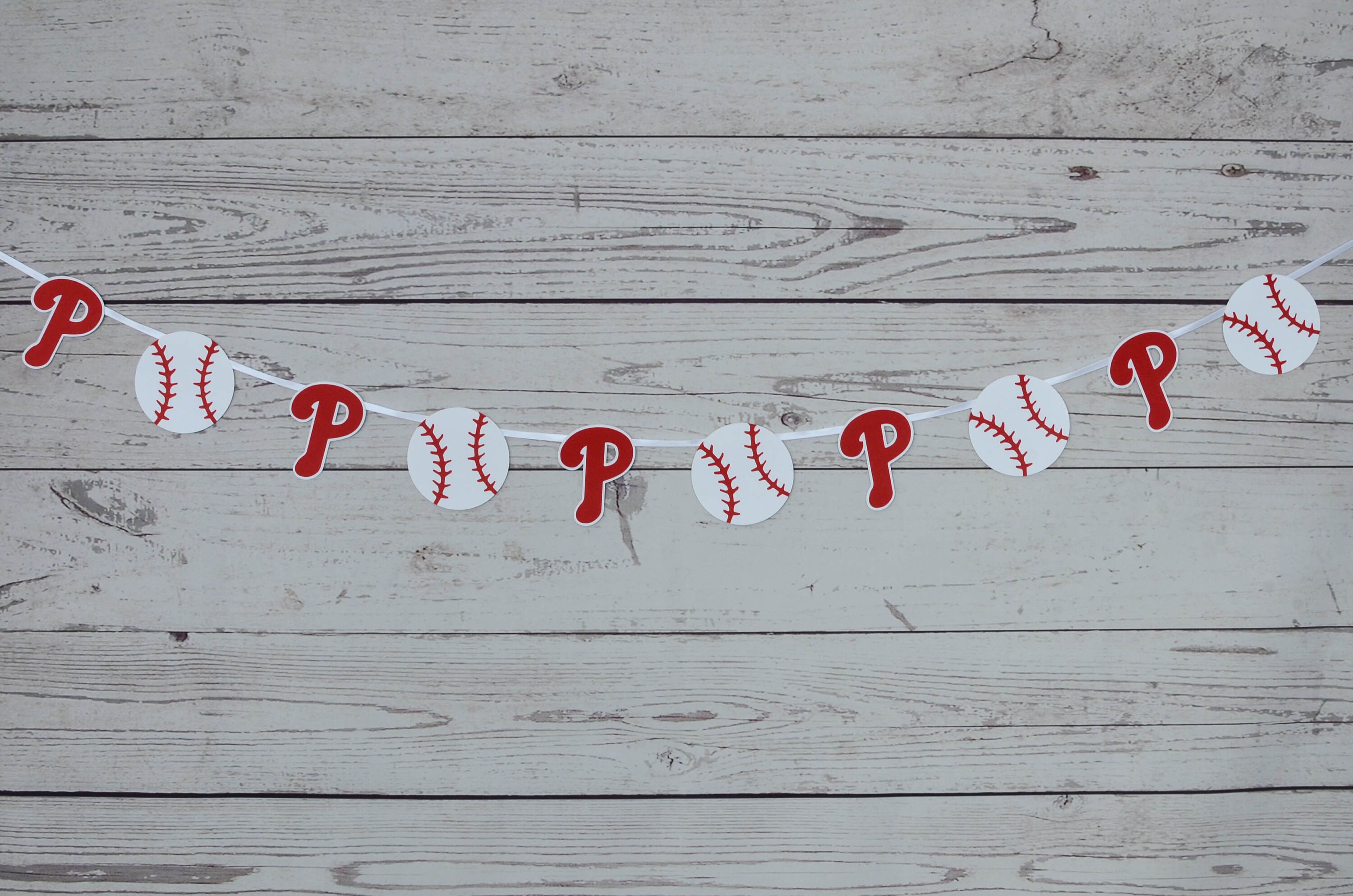 Philadelphia Phillies Personalized Banner Baseball Party | Etsy
