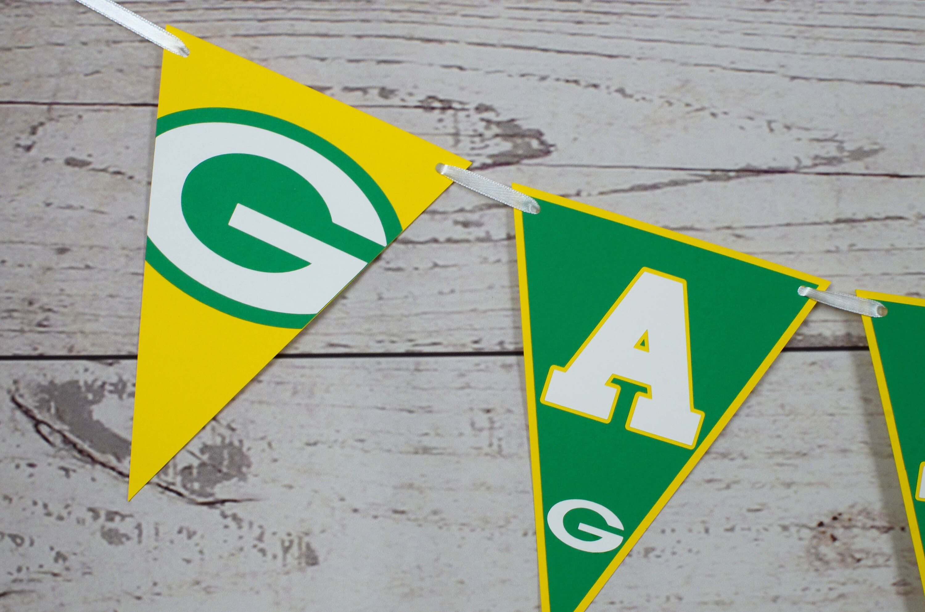 Green Bay Packers Personalized Banner Football Party | Etsy