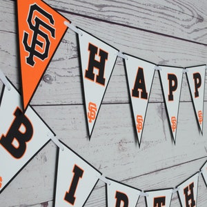 San Francisco Giants Banner - Official 17.5x48 Inch Polyester Team Banner With Poles