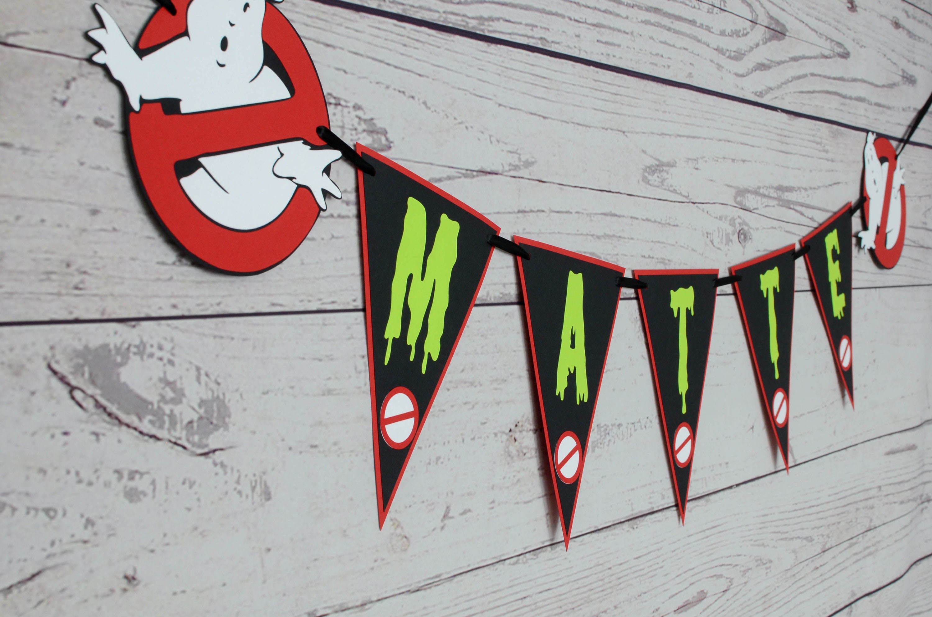 Ghostbusters Birthday Banner Ghostbusters Party Ghostbusters | Etsy