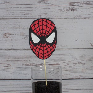 Spiderman Centerpiece, Spiderman Party, Spiderman Birthday Centerpiece, Super Heros, Avengers, Centerpiece, Endgame, The Amazing Spiderman image 2