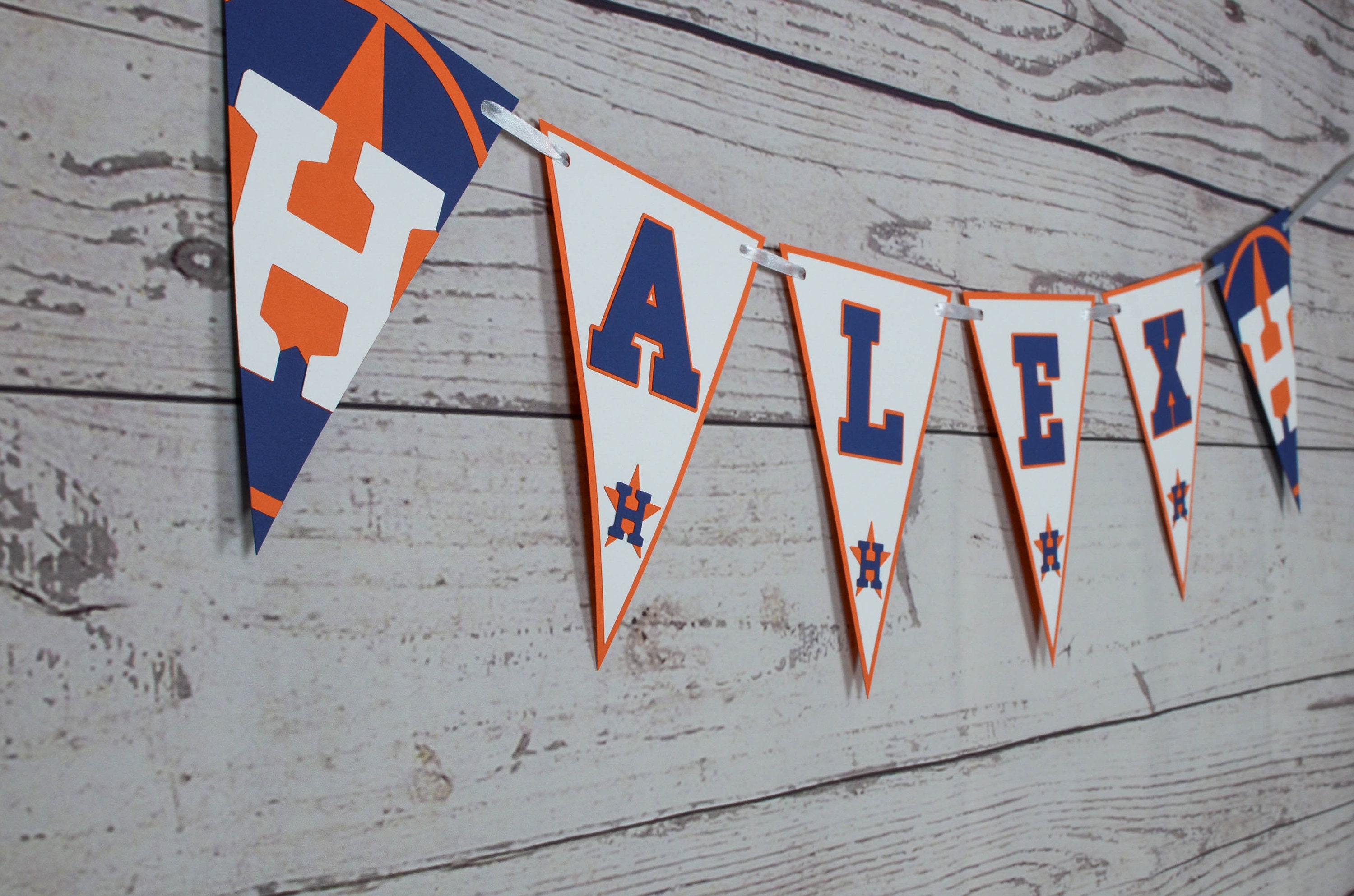 Houston Astros Personalized Banner Baseball Party Baseball - Etsy