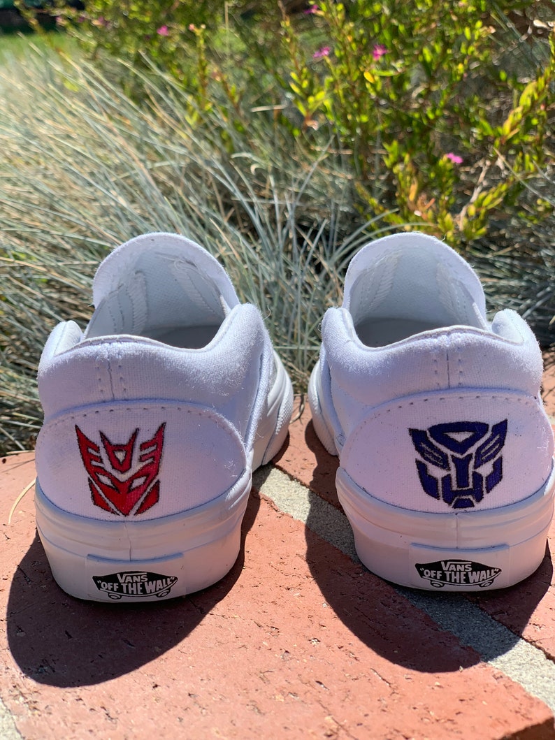 Custom Transformer Vans - Etsy